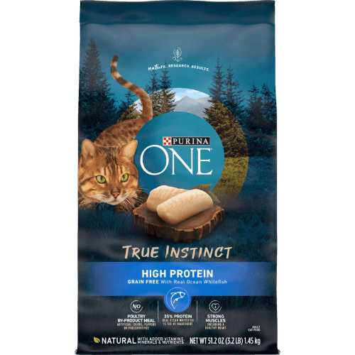 Purina ONE True Instinct Grain Free Ocean White Fish Dry Cat Food