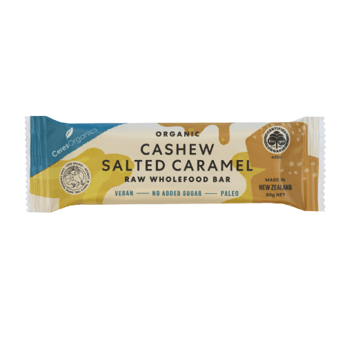 Ceres Organics Organic Cashew Salted Caramel Raw Wholefood Bar