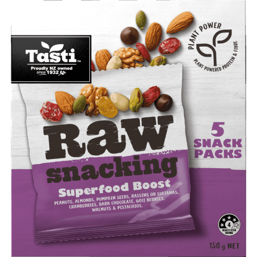 Tasti Raw Snacking Superfood Boost Snack Packs