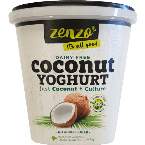 Zenzo Dairy Free Just Coconut + Culture Coconut Yoghurt 600 g