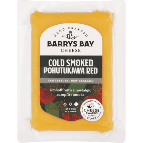 Barrys Bay Cold Smoked Pohutukawa Red Cheese