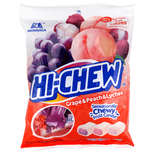 Morinaga Hi-Chew Grape Peach & Lychee Mix