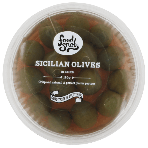 Food Snob Olives Sicilian 180 g