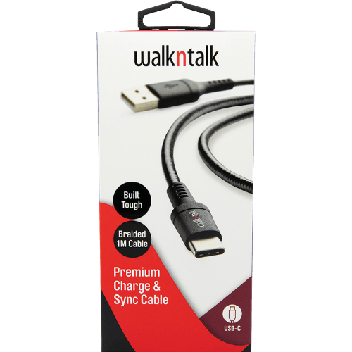 Walkn Talk Premium USB Charge & Sync Braided Cable