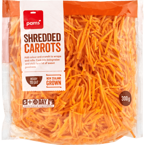 Pams Shredded Carrots