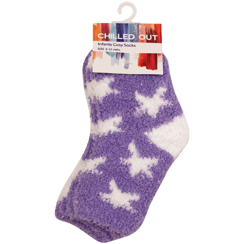 Korbond Chilled Out Children's Cosy Touch Assorted Socks 6-12 Months