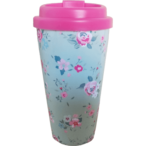 Korbond Chilled Out Double Wall Printed Coffee Mug Assorted