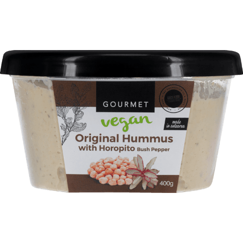 Seasons Gourmet Vegan Original Hummus With Horopito Bush Pepper 400 g
