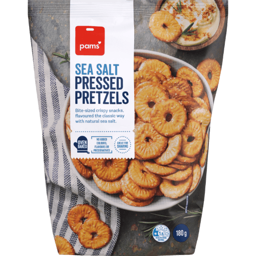 Pams Sea Salt Pressed Pretzels