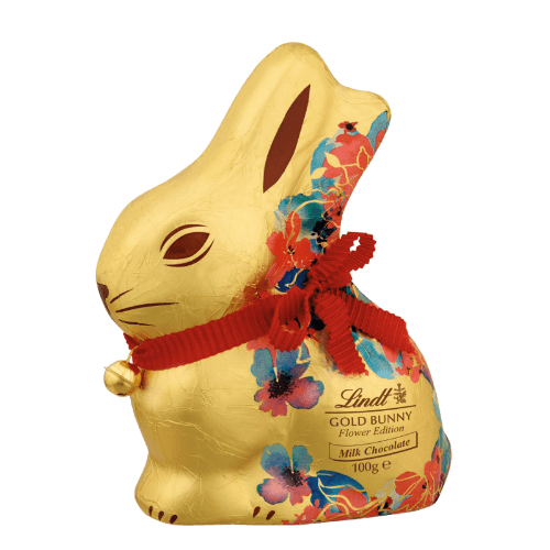 Lindt Flower Edition Milk Chocolate Bunny