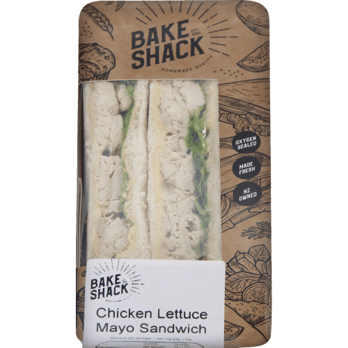 Bake Shack Chicken Lettuce Mayo Sandwich 155 g
