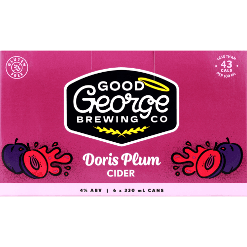 Good George Brewing Co Doris Plum Cider Cans