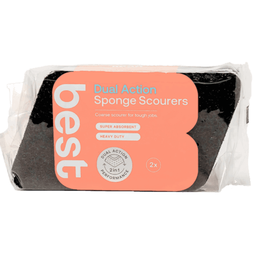 Best Dual Action Sponge Scourers
