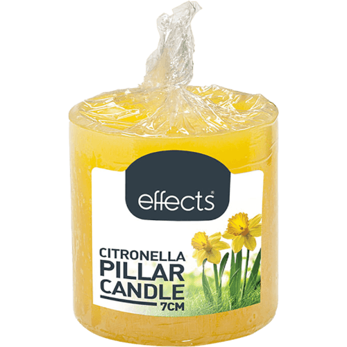 Effects Citronella Pillar 7cm Candle