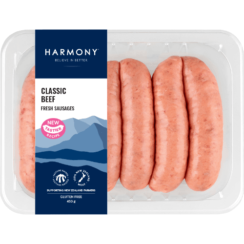 Harmony Classic Beef Sausages