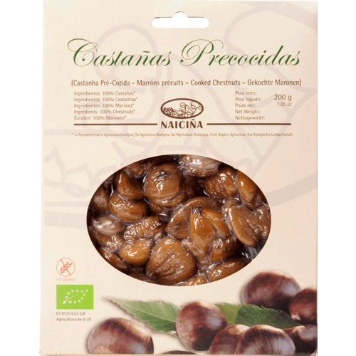 Naicina Organic Cooked Chestnuts