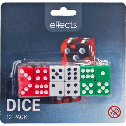 Effects Game Dice 12 pack