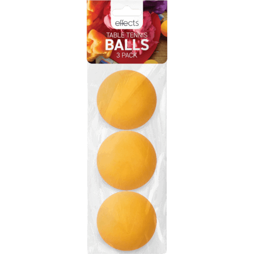 Effects Table Tennis Balls 3 pack