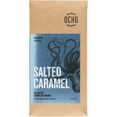 Ocho Salted Caramel Chocolate Block