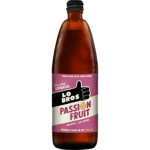 Lo Bros Passionfruit Kombucha