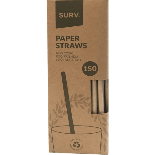 Surv Paper Straws 150 pack