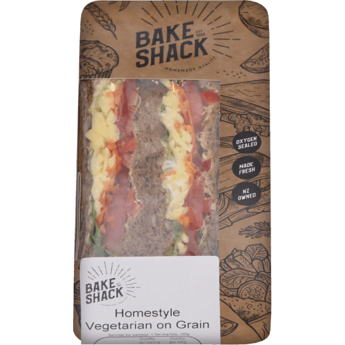 Bake Shack Homestyle Vegetarian On Grain Sandwich
