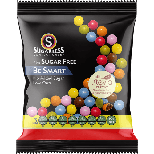 Sugarless Confectionery Be Smart Chocolate Beans 94% Sugar Free