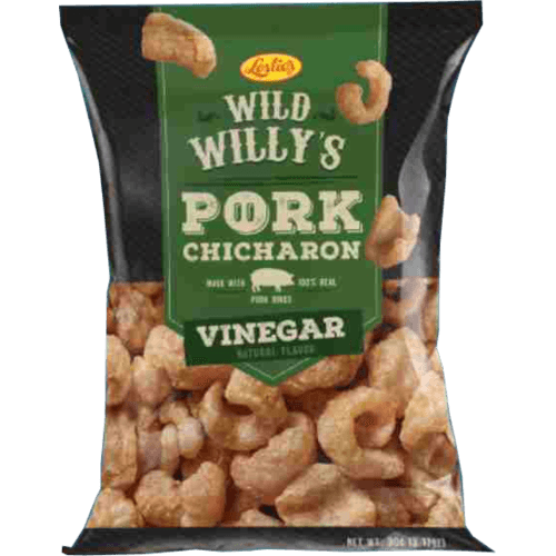 Leslie's Wild Willy's Natural Vinegar Pork Rinds