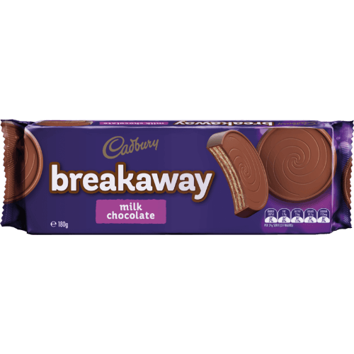Cadbury Breakaway Milk Chocolate Biscuits