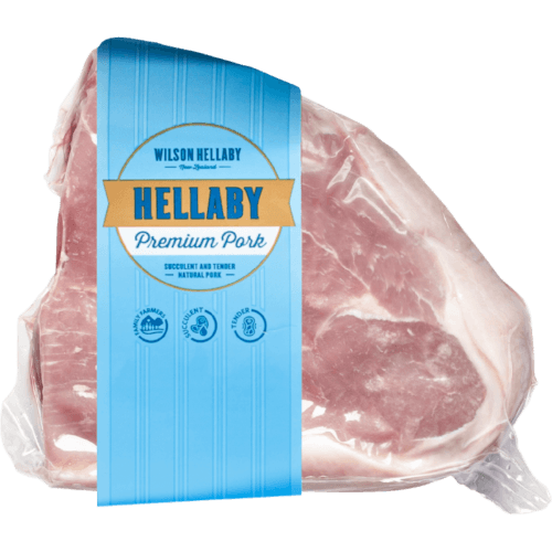 Hellaby Roast Pork Leg Bone In per kg