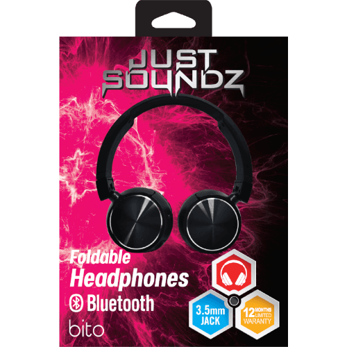 Justsoundz Bito Foldable Bluetooth Headphones