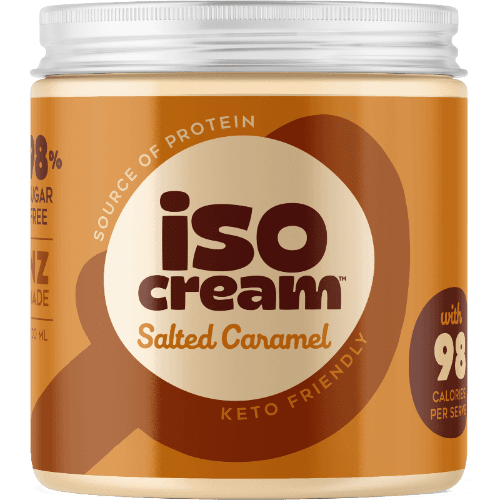IsoCream Salted Caramel Premium Frozen Dessert 500 mL