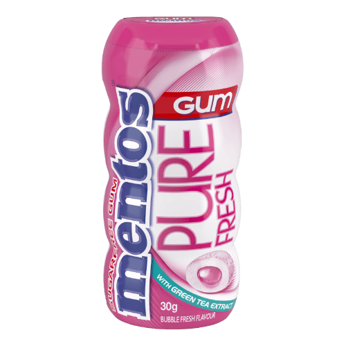 Mentos Pure Fresh Bubble Fresh Flavour Sugarfee Gum