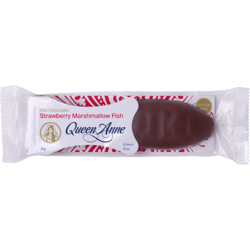 Queen Anne Milk Chocolate Strawberry Marshmallow Fish