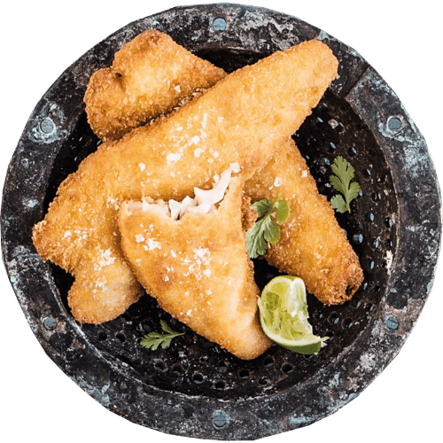 United Fish Co New Zealand Gurnard Crumbed Fillets 70 g/175 g 6 kg