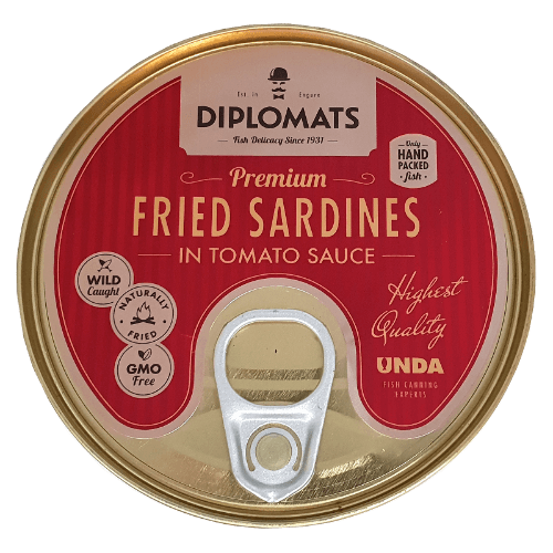 Diplomats Premium Sardines Fried In Tomato Sauce