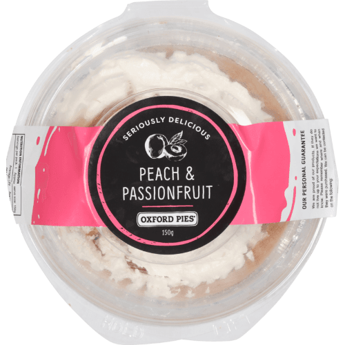 Oxford Pies Peach & Passionfruit Pudding