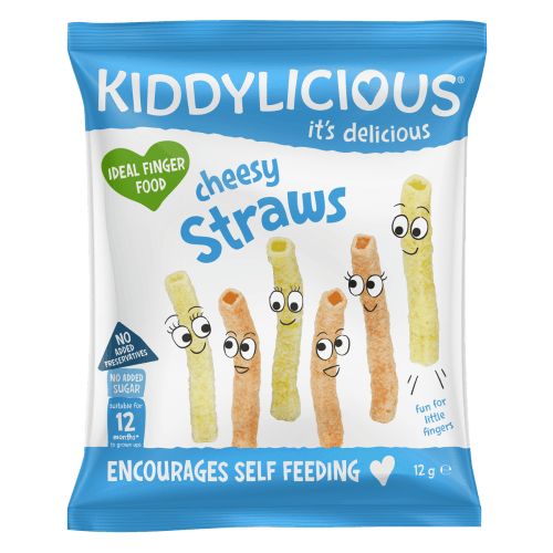 Kiddylicious Cheesy Straws 12+ Months