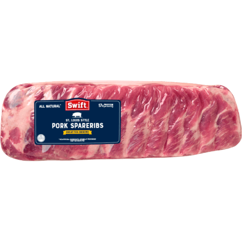 Swift Frozen Natural Premium St Louis Style Pork Spare Ribs
