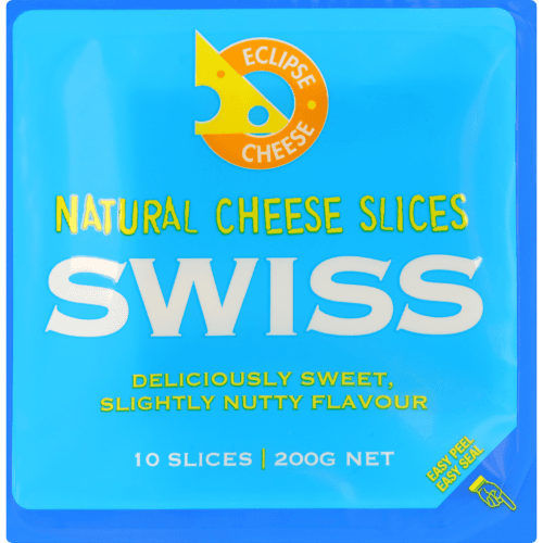 Eclipse Cheese Swiss Natural Cheese Slices