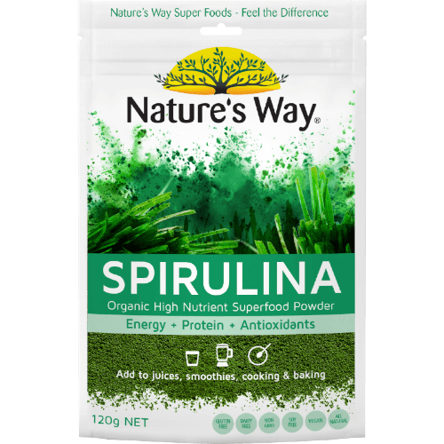 Nature's Way Spirulina Organic High Nutrient Super Food Powder