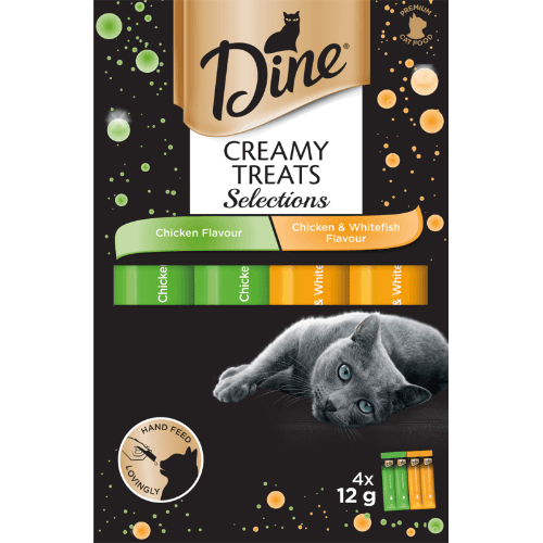 Dine Creamy Treats Chicken Selection Cat Treats