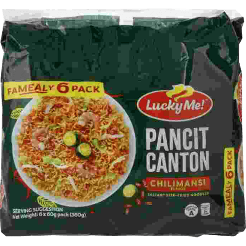 Lucky Me! Pancit Canton Chilimansi Instant Noodles