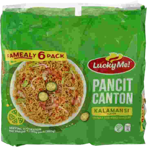 Lucky Me! Pancit Canton Kalamansi Flavour Instant Noodles