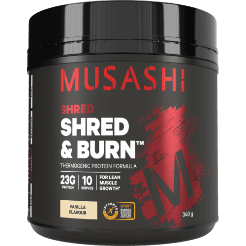Musashi Shred & Burn Vanilla Flavour Powder