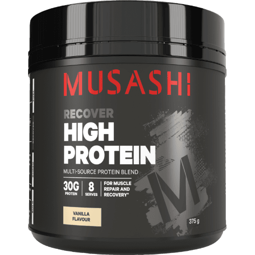 Musashi Recover High Protein Vanilla Flavour Powder