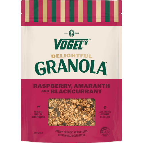 Vogel's Raspberry Amaranth And Blackcurrant Delightful Granola