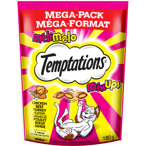 Temptations Mix Ups Chicken Beef & Turkey Flavour Treats For Cats