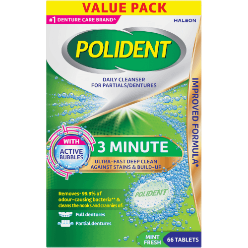 Polident 3 Minute Daily Cleanser For Partials & Dentures