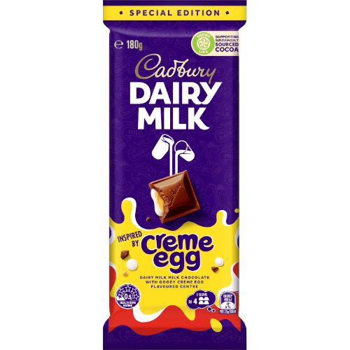 Cadbury Dairy Milk Creme Egg Chocolate Block